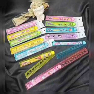 Penggaris Lipat Akrilik 30cm / Penggaris Lipat Fancy / Penggaris Lipat Sanrio Karakter Lucu / Acrylic Fancy Folding Ruller / RI9317