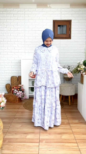 ONESET ROK TERBARU LEBARAN 2026 SETELAN ROK+ATASAN ANAK TANGGUNG DAN REMAJA KOREAN KIDS AND TEEN SETELAN ROK DAN KEMEJA FULL KANCING ANAK DAN REMAJA HAYLA BY CUTETRIK BAJU ANAK PEREMPUAN