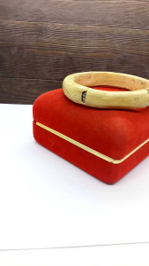 Gelang Akar Bahar Putih Engsel Tengah