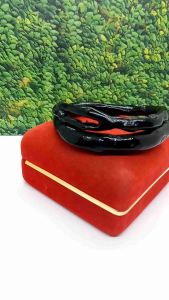 Gelang Akar Bahar Hitam Lentur Original