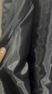 PESANAN 1 ROl | KAIN DALEMA FURING PARASUT POLOS HITAM BAHAN PELAPIS JAKET TAS