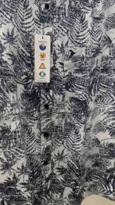 (6R0475)Áo sơ mi năm ngắn tay lai ngang  Form regular( rông)  vải line dày dặn