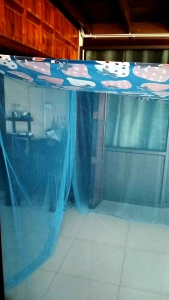 มุ้งสีหลังคาการ์ตูนผ้าตาข่าย