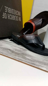 Sandal Japit Pria Terbaru Hitam Coklat L NEXOVER