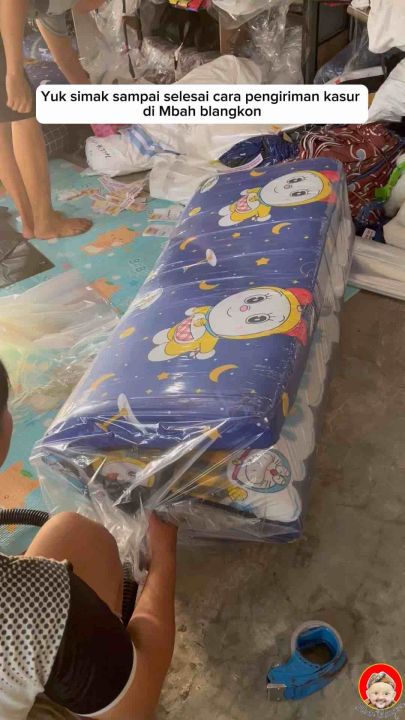 Mbah Blangkon - PROMO !!! KASUR LANTAI FREE BANTAL UK.160x180x5cm TEBAL 5cm | Kasur anak kos | Kasur anak pondok