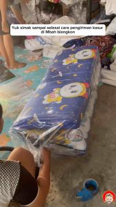 MBAH BLANGKON - KASUR LANTAI TEBAL 10CM UK.160X180CM FREEE BANTAL | KASUR LANTAI | KASUR ANAK KOS | KASUR ANAK PONDOK