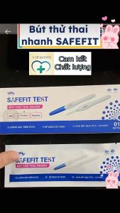 Bút thử thai nhanh Safefit cho kết quả nhanh với độ chính xác cao