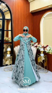 27gadih gamis terbaru kekinian edisi seruni dress produk 2025 elegan chic
