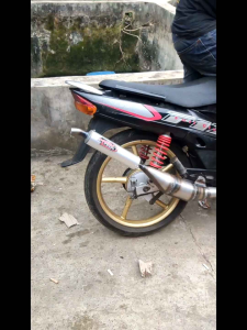 KNALPOT FIZR PERUT SAMPING GALVANIS