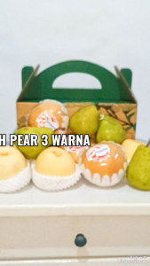 Buah Pear 3 Warna - Paket 3 kg Mix Buah Pear Century & Packham