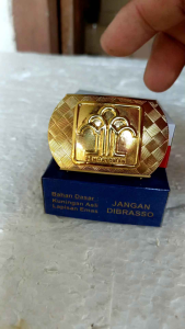 Kepala Sabuk Gesper Kemenkumham & Pengayoman Batik Loind