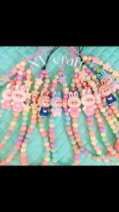 Gantungan HP Strap Phone Aksesoris Handphone Labubu dengan Lanyard