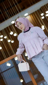 Spesial Price - Maveena Blouse by Nadheera Luxury Atasan Wanita Lengan Panjang Blouse