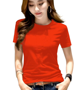 KAOS POLOS WANITA LENGAN PENDEK
