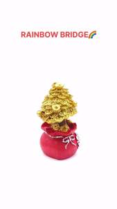 0MONEY TREE (New-Small-Gold+Red) SIZE: H8cm 991