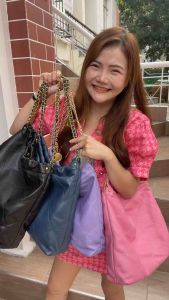 Oscar 35cm กระเป๋าหนังแกะ แบรนด์Lovera แถมฟรีใบเล็กมูลค่า990บาท