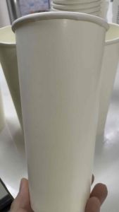 แก้วกระดาษ 22 ออนซ์ สีขาวล้วน 50 ใบ