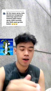 NATURAL TAWAS DEODORANT SPRAY 100 ML PENGHILANG BAU BADAN DAN KETIAK NON Alkohol