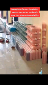 Super Pell Sabun Cair Pembersih Lantai Dan Pewangi 1 Liter Repack