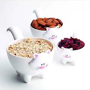 Joie Meow Measuring Cups – Stackable Cat-Themed Measuring Set 3-Piece