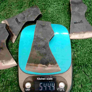 หัวขวานหนองบัว(กลางแก้มเหลี่ยม) คมกว้าง (3.5นิ้ว) 8.5-9ซม. เหล็กแหนบแท้100%