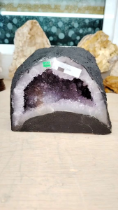 Natural Brazil Amethyst Cave Ornament - Decorative home accessory - Indoor lighting decor - Super Crystal Mineral Enterprise