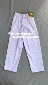 Celana Panjang Sekolah SD Laki laki Seragam MI Bahan Drill Premium