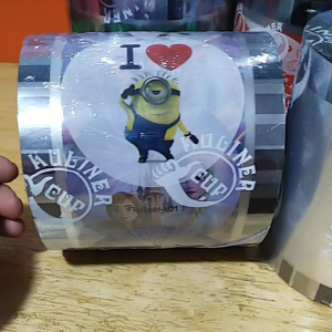 Plastik Lid Cup / Seal Cup Press Motif isi 1000cup