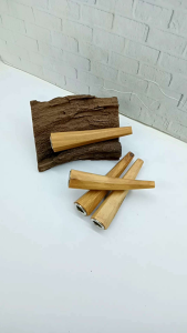 Once pipa padutan kayu Cendana wangi model segi enam minimalis D67