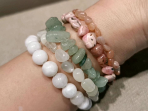 DaVee | Handmade bracelet Natural stones bracelet turquoise Colorful Bohemian Soft Pottery Ethnic bracelet