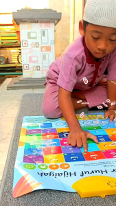 Poster Suara Hijaiyah Belajar Ngaji / Poster Dinding Gantung Bunyi Belajar Anak