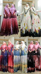 (9) ELDEENA LOLITA Baju Gamis Syari Wanita Muslimah Lolyta Series by El.Deena Syari. Nazra Sha