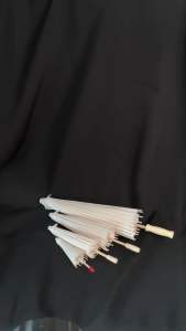 CTD Oil Paper Umbrella 20cm 40cm 60cm 84cm Paper Umbrella Payung Kertas for Craft Painting and Photography