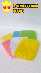PROMO ISI 3 MOTIF (1 set) - SCRAPER KUE TAR / PEMOTONG ADONAN