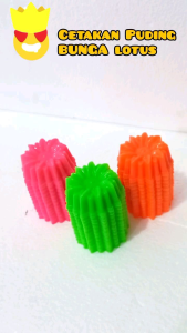 PROMO 12 PCS CETAKAN KUE | PUTU AYU | PUDING | BOLU KUKUS MOTIF BUNGA LOTUS TERATAI BAHAN PLASTIK