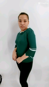 RM KOREAN STYLE FLARE SLEEVE KNITTED BLOUSE FOR WOMEN