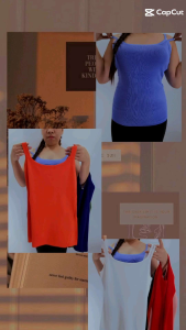 RM summer wear knitted double strp camisole for women