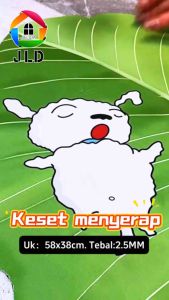 JIELIDA Keset Kamar Mandi Motif Daun/ Keset Karakter Dan Daun/ Keset kaki kamar mandi Nyerap Air / Alas kaki Anti Slip