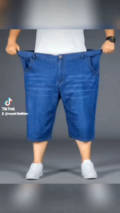 plus size Denim Jenes short pants Non statutable kain Tabal ready stock plus (size 40--48)