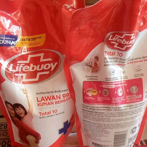 Promo  2 Pcs Lifebuoy Body Wash Jumbo 825 mlWarna merah
