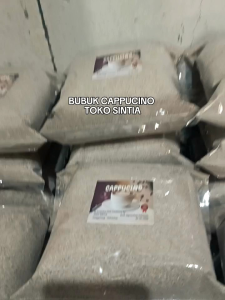 BISA COD - BUBUK CAPPUCINO ORIGINAL - MINUMAN BUBUK CAPPUCINO KEMASAN 1KG - BUBUK ES CAPPUCINO CINCAU -   CAPPUCINO RENDAH GULA - TOKO SINTIA
