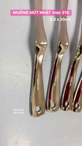 THÌA MỨT NHẬT / MUỖNG NHỒI THỊT INOX 316