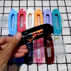 🇹🇭กิ๊บปากเป็ดวงรีอันใหญ่ กิ๊บปากเป็ดสีพาลเทล