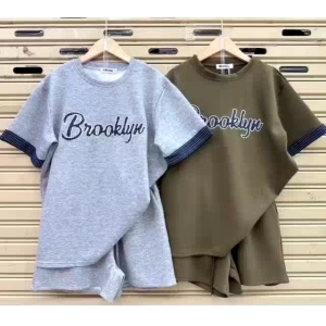 ชุดเซท 2 ชิ้น (มี 7 สี) เสื้อโอเวอร์ไซส์ + กางเกงขาสั้น ผ้าเนื้อดีงานสวย ชุดใส่เที่ยว ชุดสวยๆ ชุดลำลอง