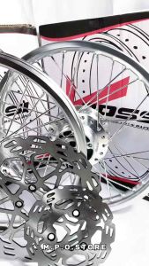 Velg Satria FU Vrossi Sepasang Ring 17 Bonus Piringan Depan Belakang