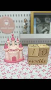 JIGLIE SHOP WOODEN BLOCKS MILESTONES BABY DIY PHOTOSHOOT