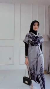 Ready Stok Baju Tenun Etnik Dress Clara Cemara dan Kemeja Baju Kondangan Baju Couple Pasangan
