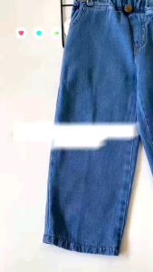 Celana Panjang Hightwaist Kulot Jeans Anak Perempuan 1-6 Tahun