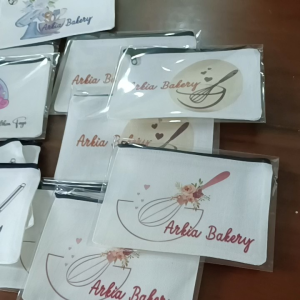 Personalize Canvas Zipper Pouch or String Pouch (1pc)