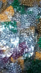 Bala ng pellet Bullet for pellet toys 5 mini pack - Green yellow silver gold purple pellets - Indoor toy ammunition for blaster and slingshots.random color